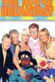 Keith Chegwin, Chris Evans, Gaby Roslin, Peter Smith, and Paula Yates in The Big Breakfast (1992)