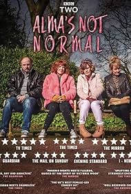 Lorraine Ashbourne, Siobhan Finneran, Nicholas Asbury, and Sophie Willan in Alma's Not Normal (2020)