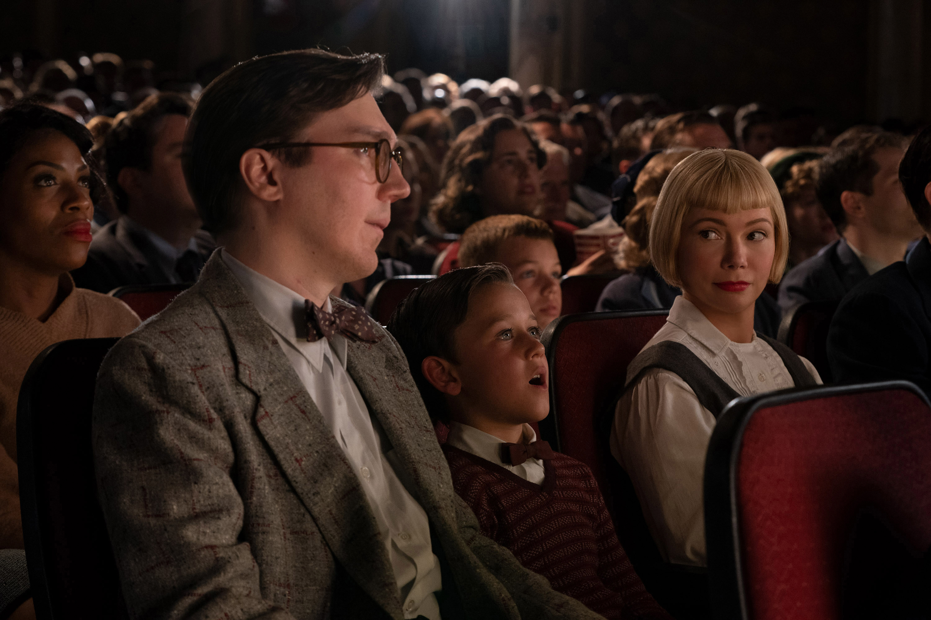 Paul Dano, Michelle Williams, and Mateo Zoryan in The Fabelmans (2022)