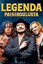 Ekku Toivanen, Valtteri Vincenzo, and Alexandra Bonsdorff in Legenda painikoulusta (2023)