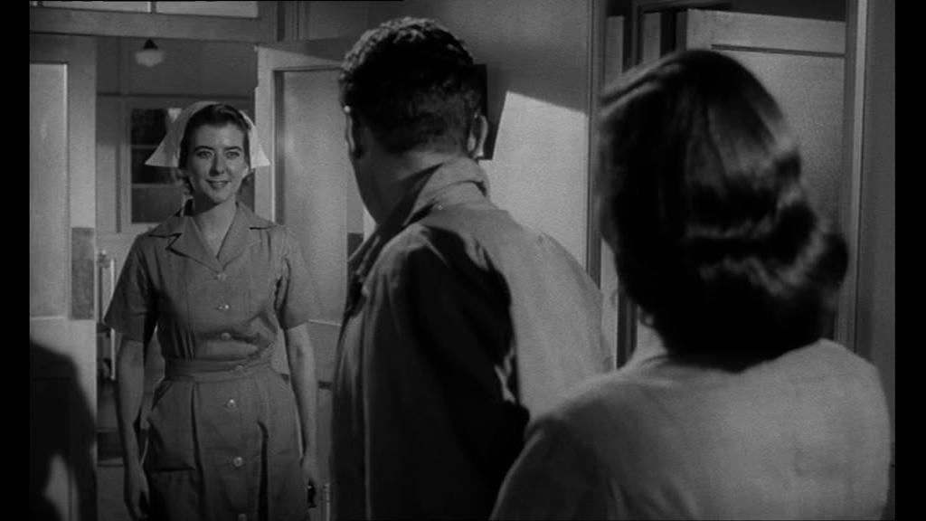 Peter Finch, Bettina Dickson, and Rosemary Harris in The Shiralee (1957)