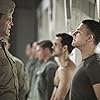 Vince Vaughn, Luke Pegler, and Luke Bracey in Hacksaw Ridge (2016)