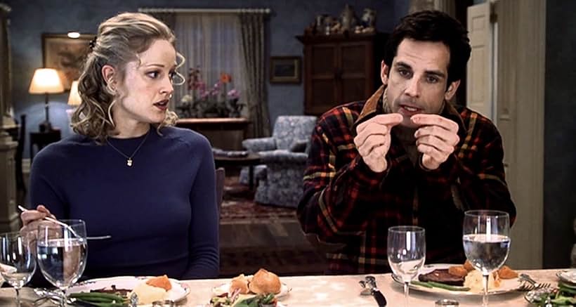 Teri Polo and Ben Stiller in Meet the Parents (2000)