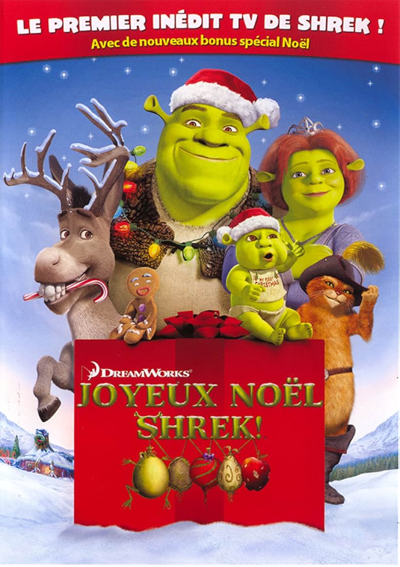 Antonio Banderas, Cameron Diaz, Mike Myers, Eddie Murphy, Conrad Vernon, and Miles Bakshi in Shrek the Halls (2007)