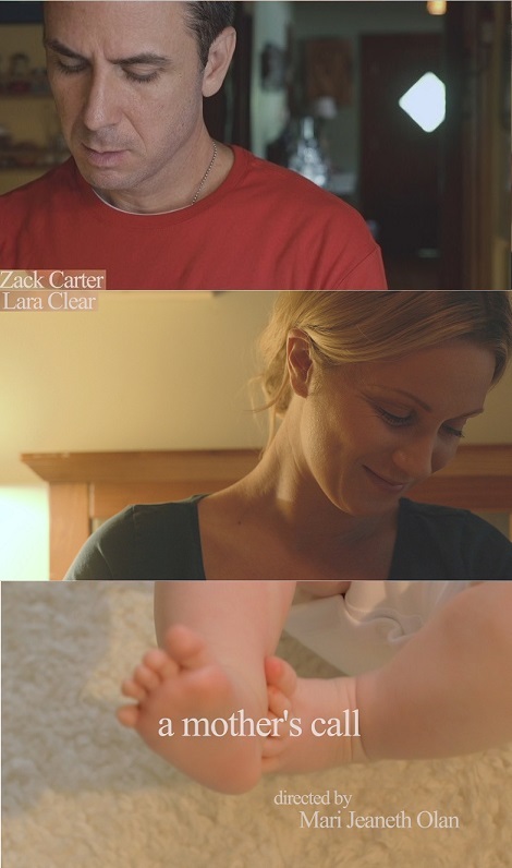 Zack Carter and Lara Clear in A Mother's Call (2018)