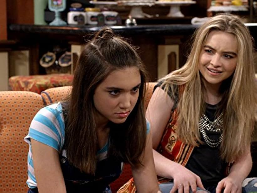 Rowan Blanchard and Sabrina Carpenter in Girl Meets World (2014)