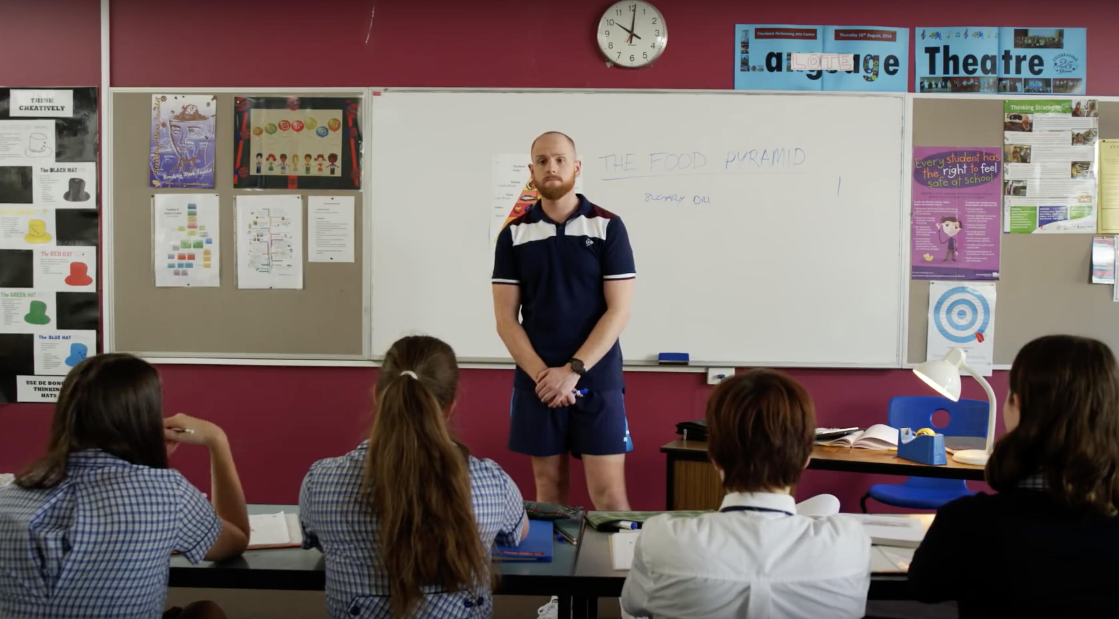 Broden Kelly in Teacher Holds Back Class at Lunch (2019)