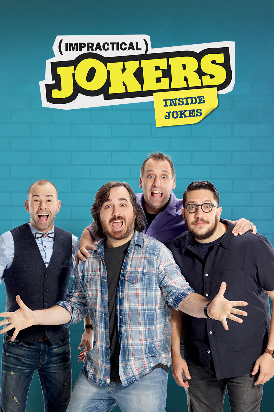 Sal Vulcano, Brian Quinn, James Murray, and Joe Gatto in Impractical Jokers: Inside Jokes (2016)