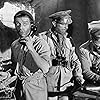 Roland Culver, Bill Owen, and David Tomlinson in Hotel Sahara (1951)