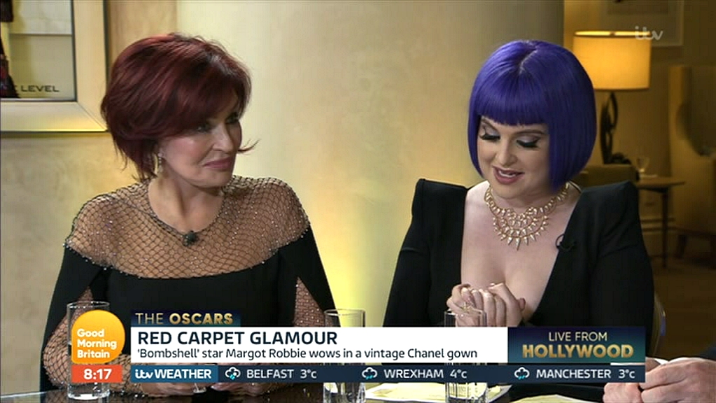 Sharon Osbourne and Kelly Osbourne in Good Morning Britain Live from the Oscars 2020 (2020)