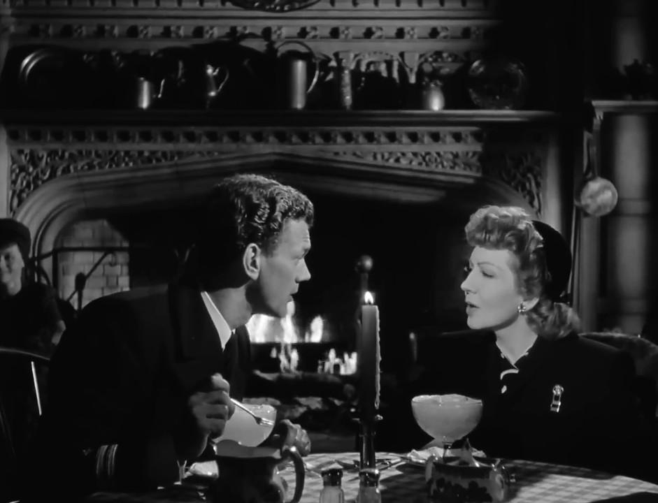 Claudette Colbert and Joseph Cotten in Since You Went Away (1944)