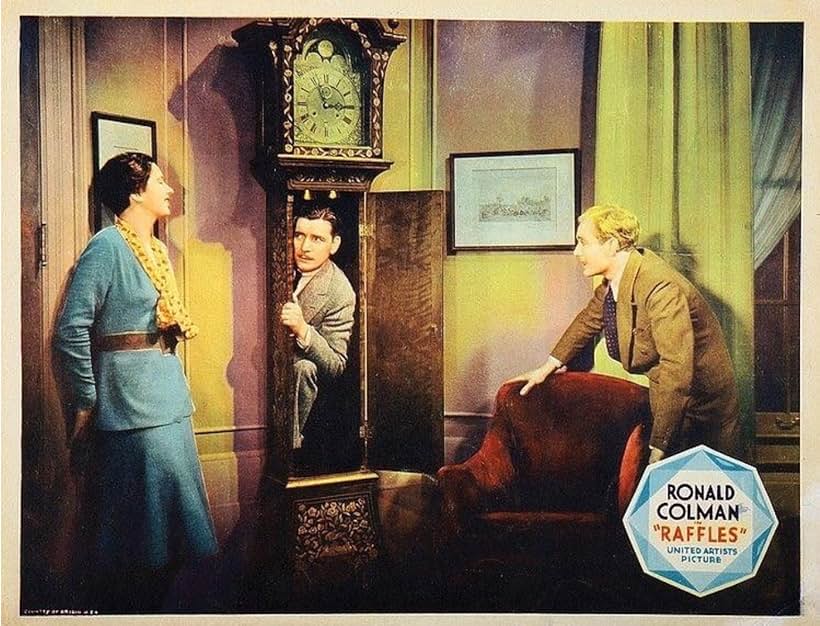 Ronald Colman, Bramwell Fletcher, and Kay Francis in Raffles (1930)