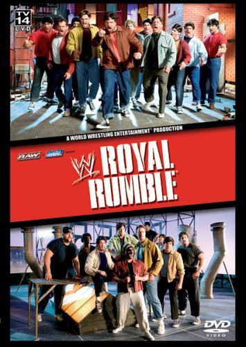 Kurt Angle, Chris Benoit, Jonathan Coachman, Adam Copeland, Terry Gerin, Eddie Guerrero, Rey Mysterio, Bob Howard, Booker Huffman, Chris Jericho, Marco Corleone, Paul Levesque, John Layfield, Sean Morley, Paul Wight, Randy Orton, Dave Bautista, Orlando Jordan, and Matthew Wiese in WWE Royal Rumble (2005)