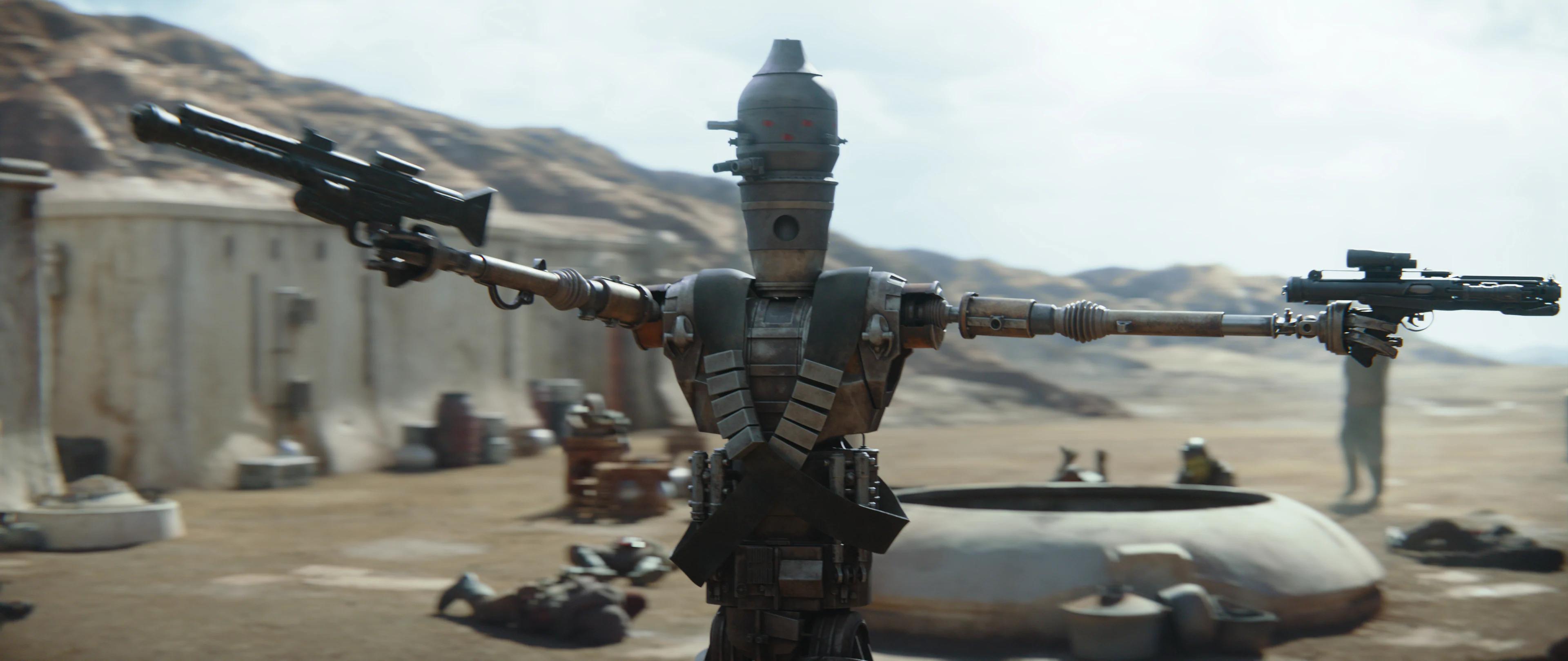 Taika Waititi and Rio Hackford in The Mandalorian (2019)