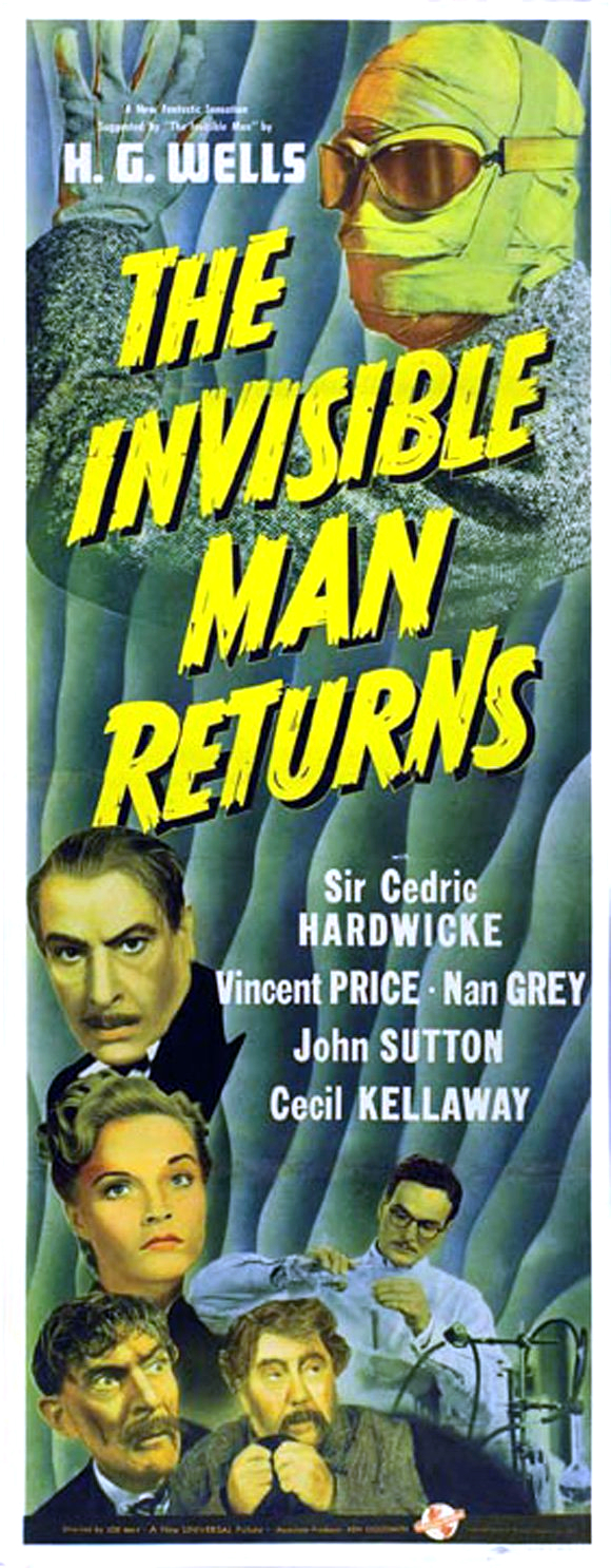 Nan Grey, Cedric Hardwicke, Cecil Kellaway, and Alan Napier in The Invisible Man Returns (1940)