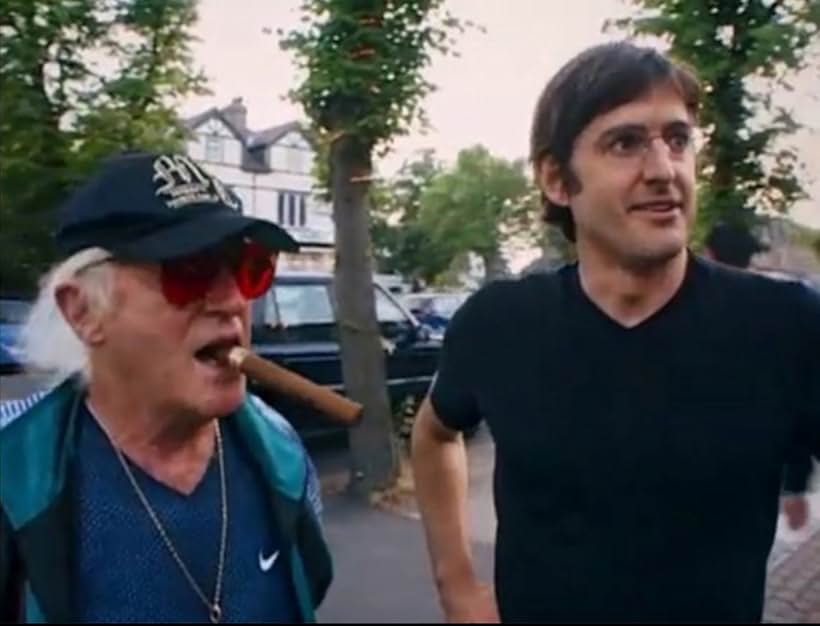 Jimmy Savile and Louis Theroux in Louis Theroux: Savile (2016)