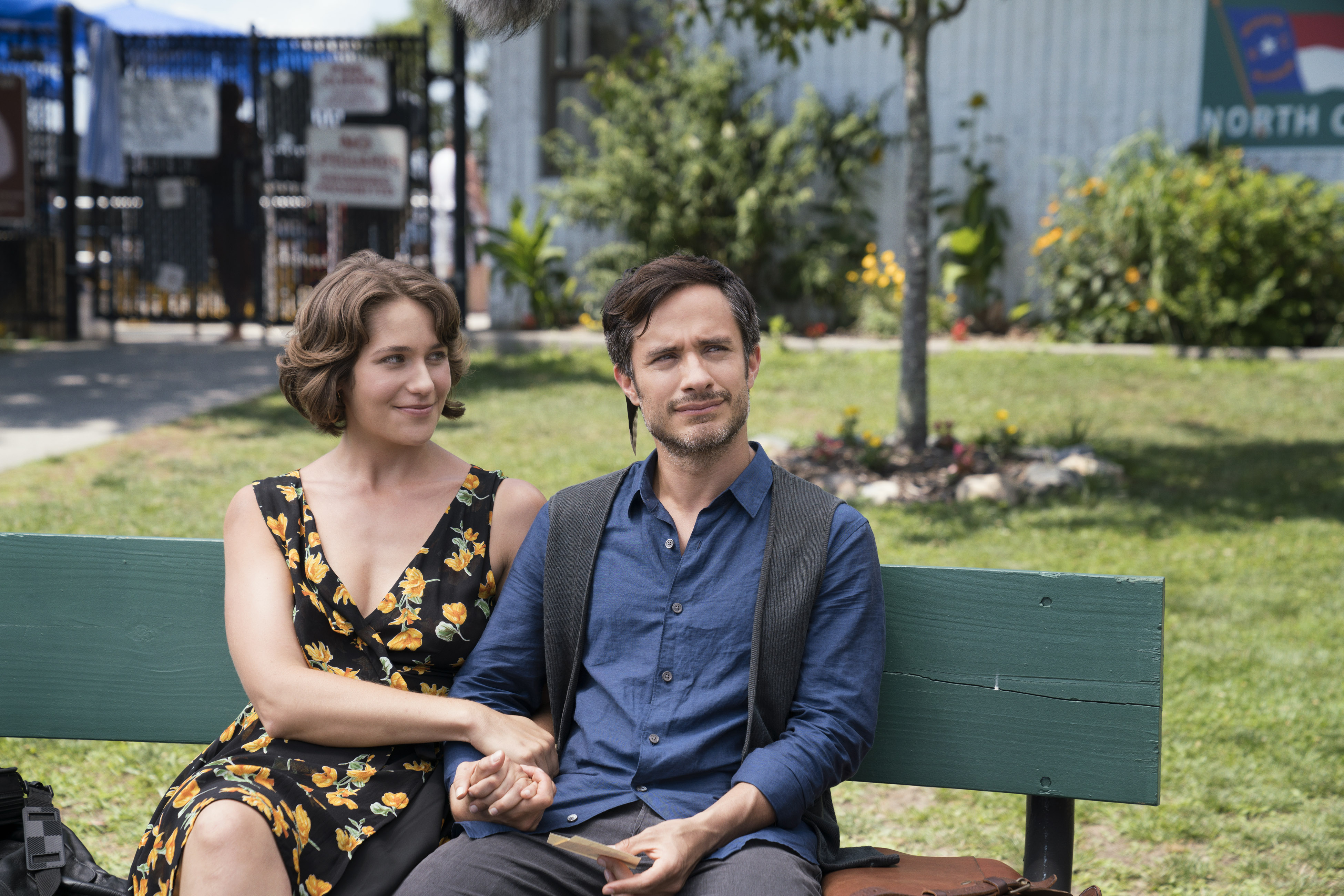 Gael García Bernal and Lola Kirke in Mozart in the Jungle (2014)