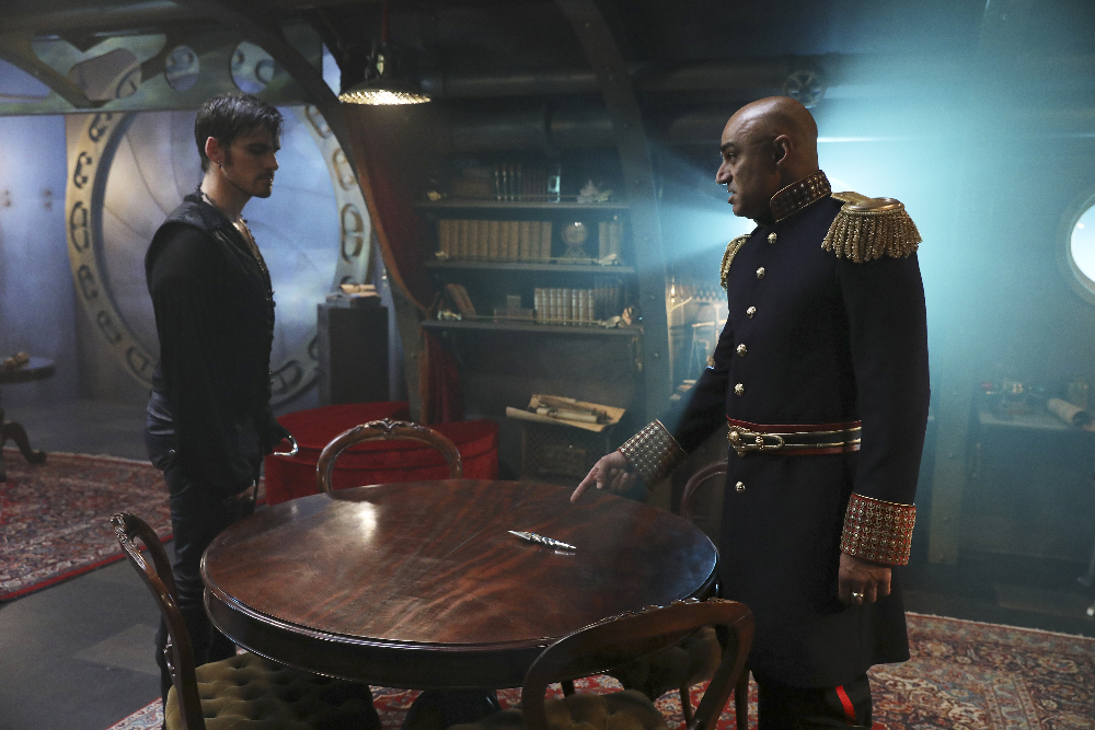 Faran Tahir and Colin O'Donoghue in Once Upon a Time (2011)