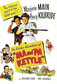 Percy Kilbride, Richard Long, Marjorie Main, and Meg Randall in Ma and Pa Kettle (1949)