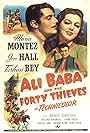 Turhan Bey, Jon Hall, and Maria Montez in Ali Baba and the Forty Thieves (1943)