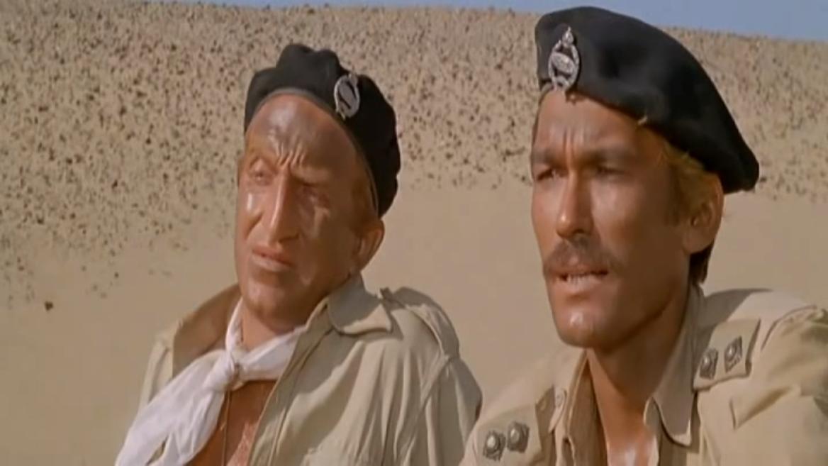 Giuseppe Castellano and Ivan Rassimov in I 7 di Marsa Matruh (1970)