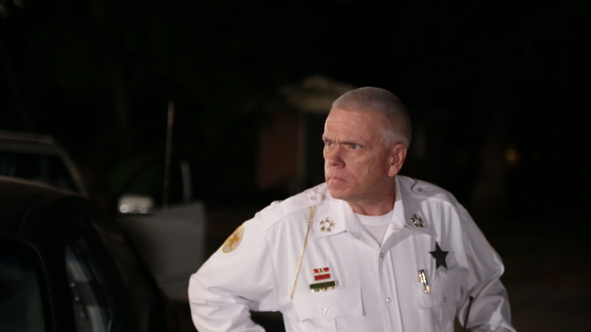 David Sweeney as "Sheriff Rufus Stevens" - "The Kill Switch" (2014)