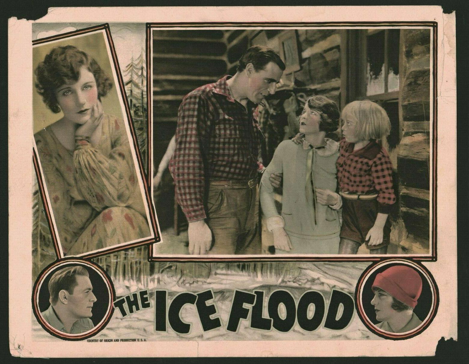 Viola Dana and Billy Kent Schaefer in The Ice Flood (1926)