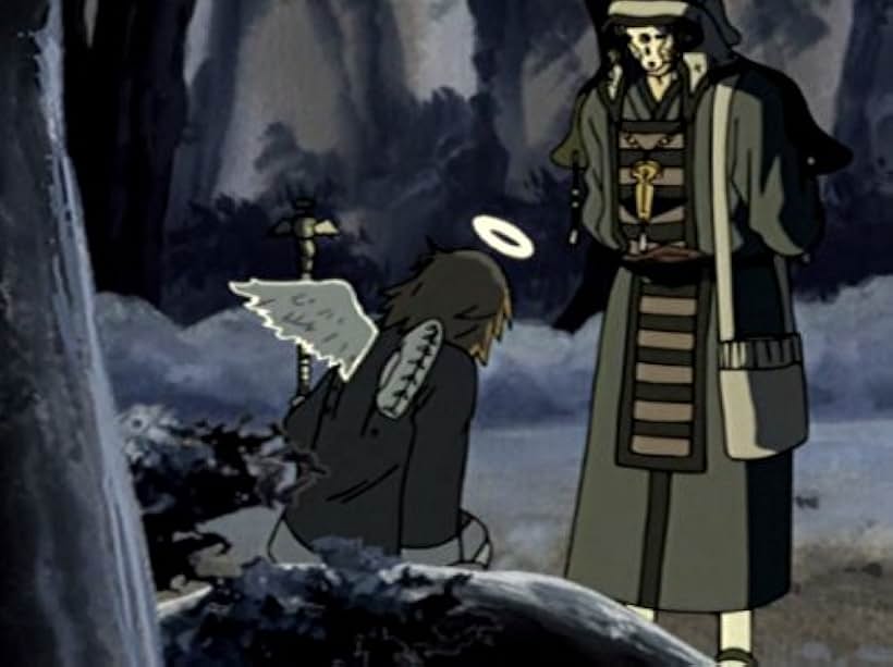 Tamio Ôki and Ryô Hirohashi in Haibane Renmei (2002)