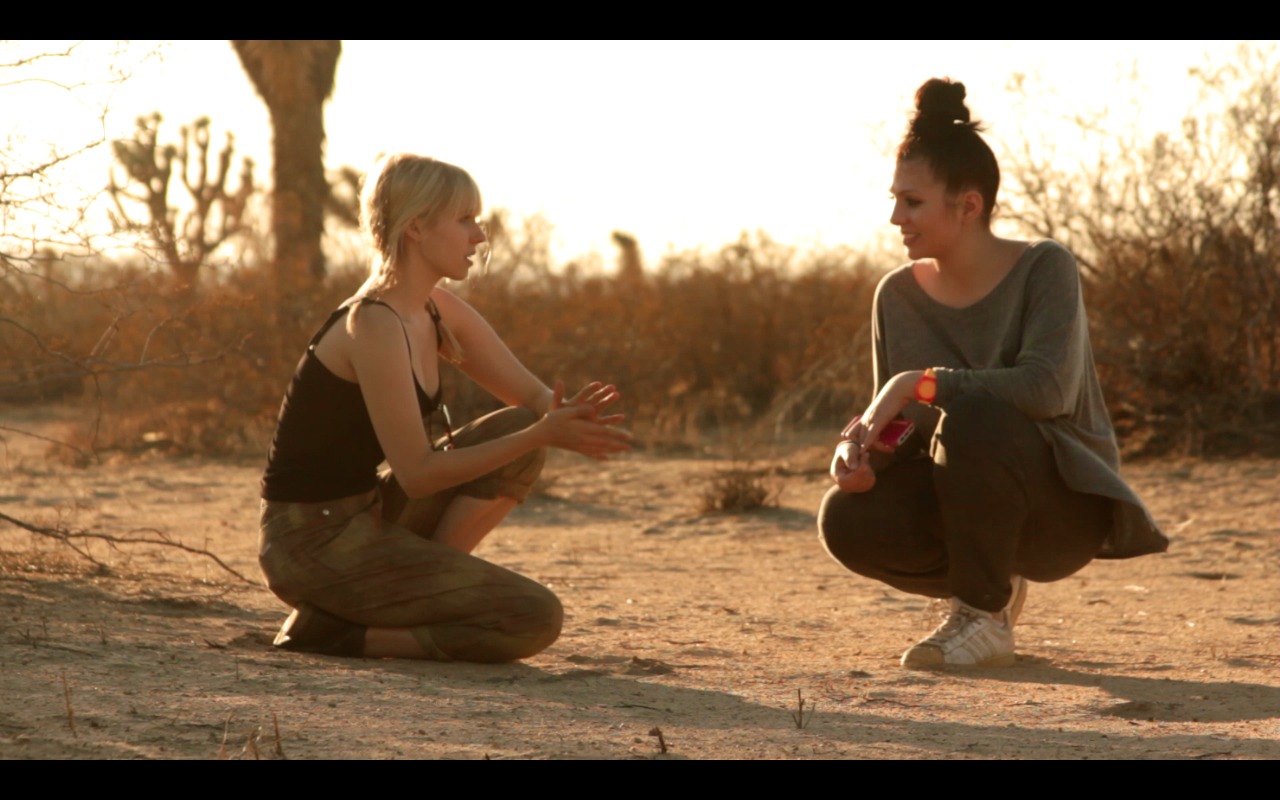 Director Ingrid Eskeland-Adetuyi with producer Simona Kessler