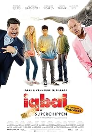 Andreas Bo Pedersen, Rasmus Bjerg, Liv Leman Brandorf, Hircano Soares, and Arien Takiar in Iqbal & superchippen (2016)