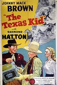 Johnny Mack Brown, Raymond Hatton, and Shirley Patterson in The Texas Kid (1943)