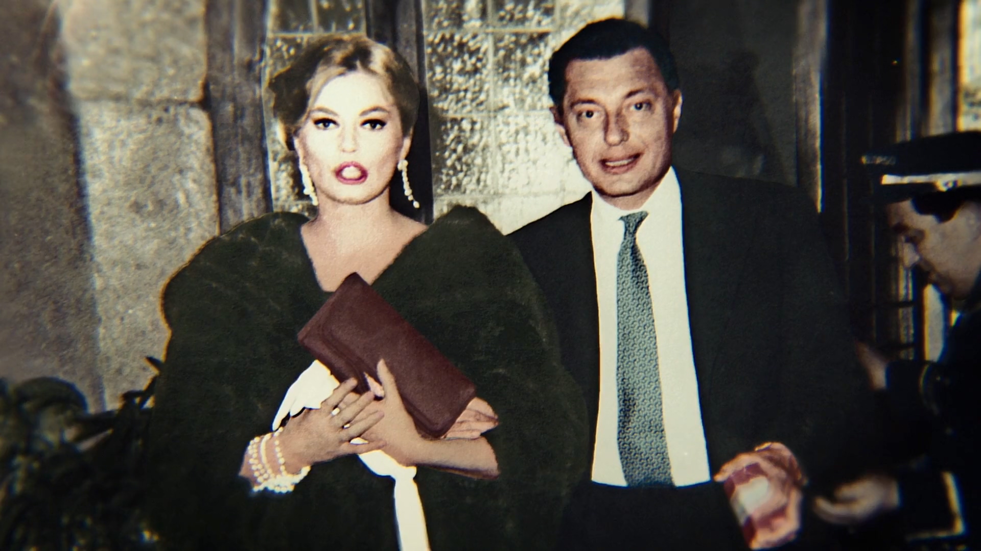 Anita Ekberg and Giovanni Agnelli in Agnelli (2017)