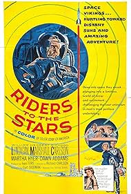 Herbert Marshall, Dawn Addams, Richard Carlson, Martha Hyer, and William Lundigan in Riders to the Stars (1954)