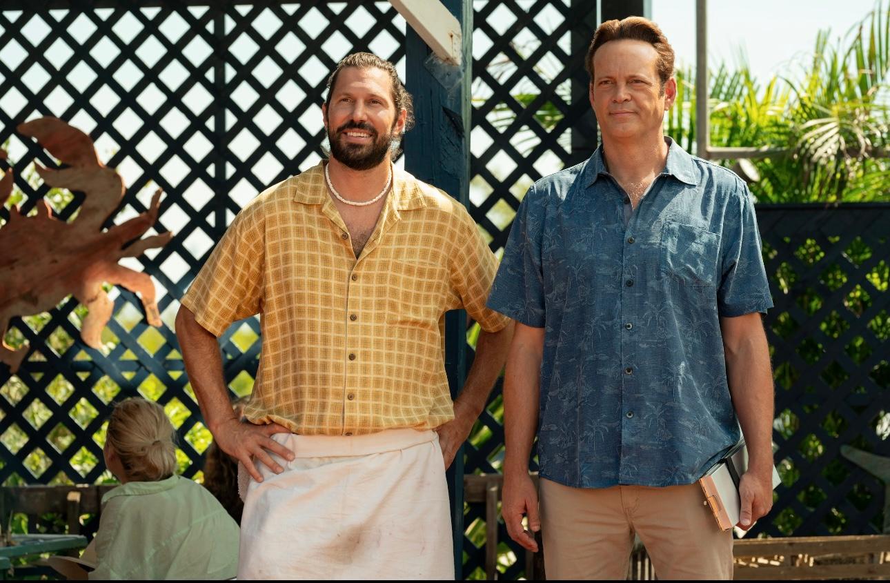 Brian Thomas Smith and Vince Vaughn in Bad Monkey.