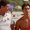 David Hasselhoff and Michael Bergin in Baywatch (1989)