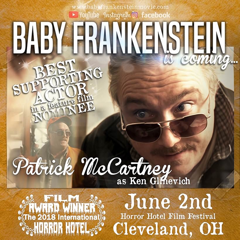 Patrick McCartney at an event for Baby Frankenstein (2018)