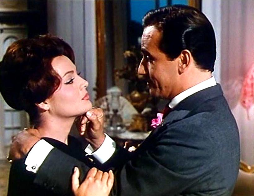 Alberto de Mendoza and Sara Montiel in La reina del Chantecler (1962)