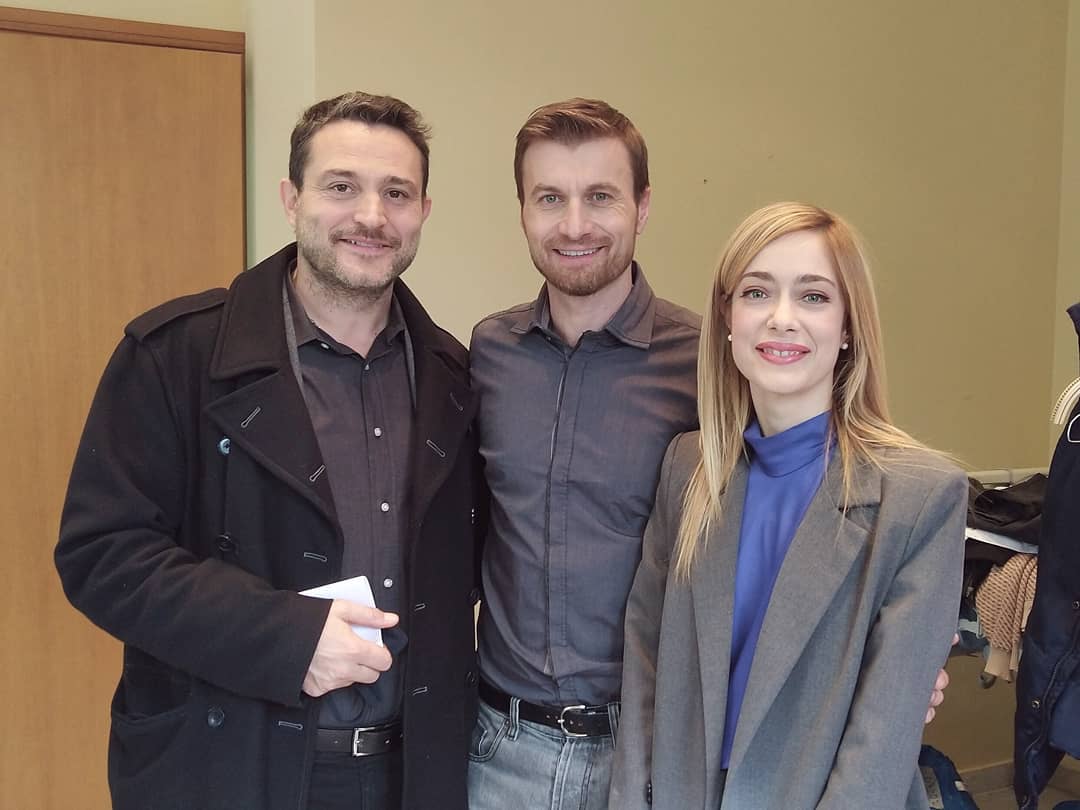 Yorgos Karamihos, Dani Giannakopoulou, and Solon Tsounis in Ilios (2020)