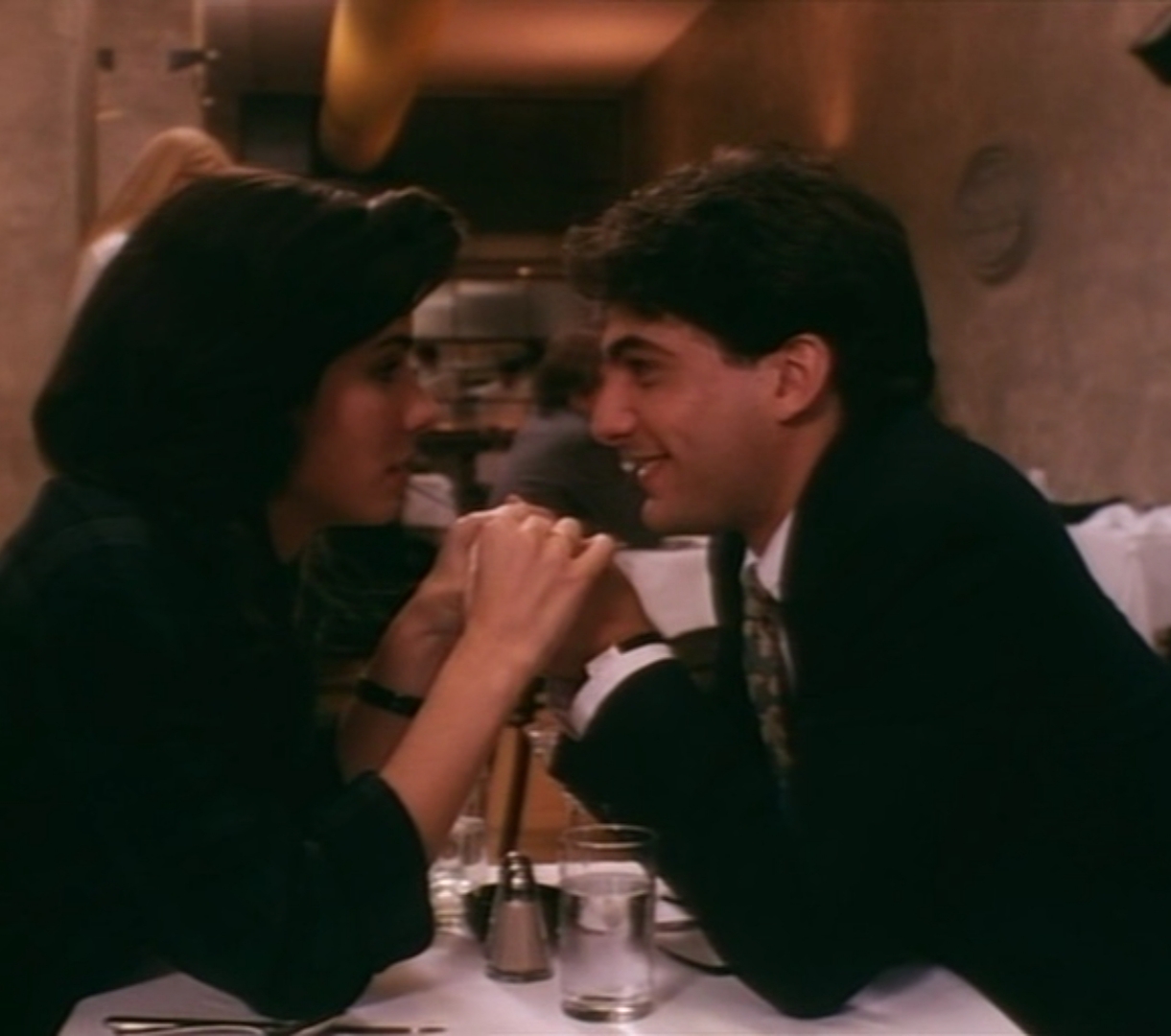 Sandra Bullock and Jonathan Penner in A Fool and His Money (1989)