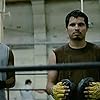 Michael Peña and Anthony Mackie in Million Dollar Baby (2004)