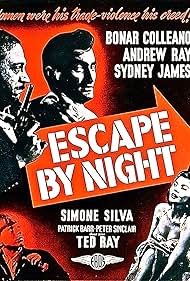 Bonar Colleano, Sidney James, Andrew Ray, and Simone Silva in Escape by Night (1953)