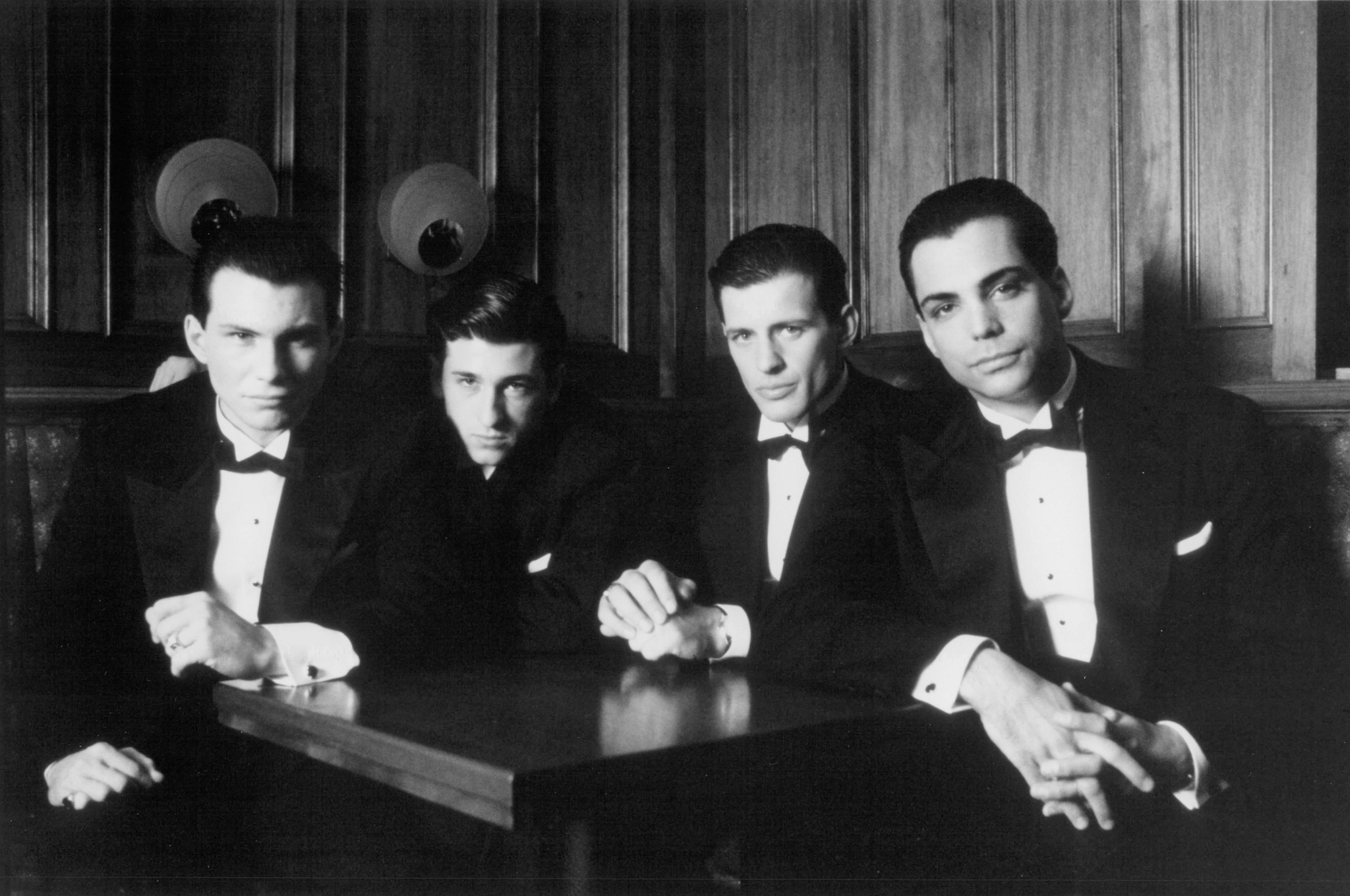 Christian Slater, Patrick Dempsey, Richard Grieco, and Costas Mandylor in Mobsters (1991)