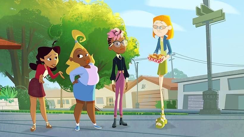 Soleil Moon Frye, Kyla Pratt, Karen Malina White, and E.J. Johnson in The Proud Family: Louder and Prouder (2022)