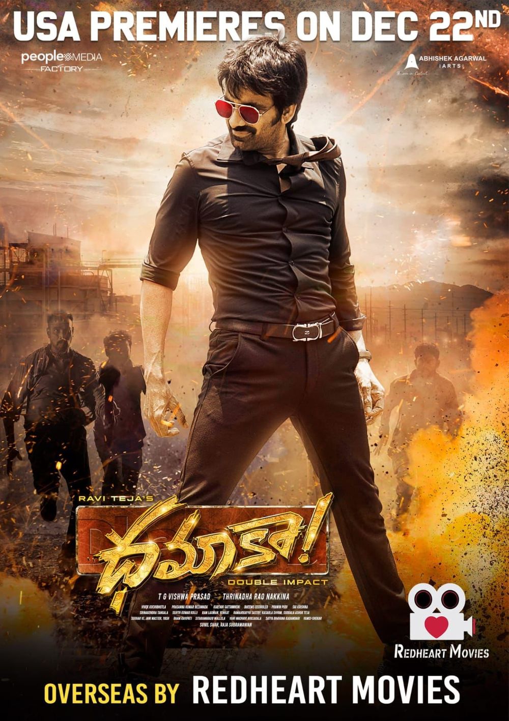 Ravi Teja in Dhamaka (2022)