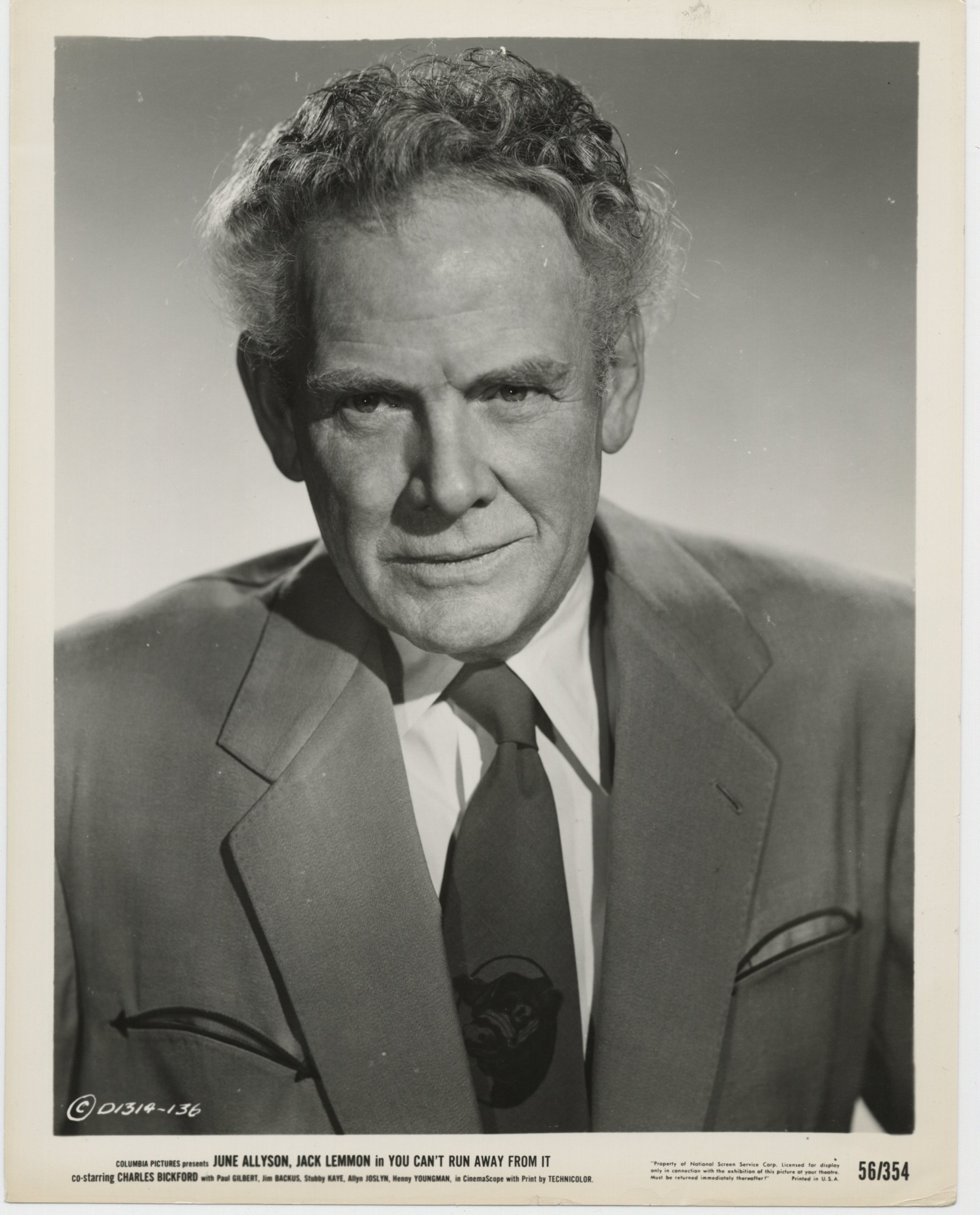 Charles Bickford in You Can't Run Away from It (1956)