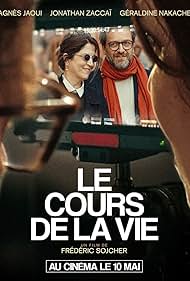 Agnès Jaoui and Jonathan Zaccaï in Le cours de la vie (2023)