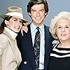 Pierce Brosnan, Stephanie Zimbalist, and Doris Roberts in Remington Steele (1982)