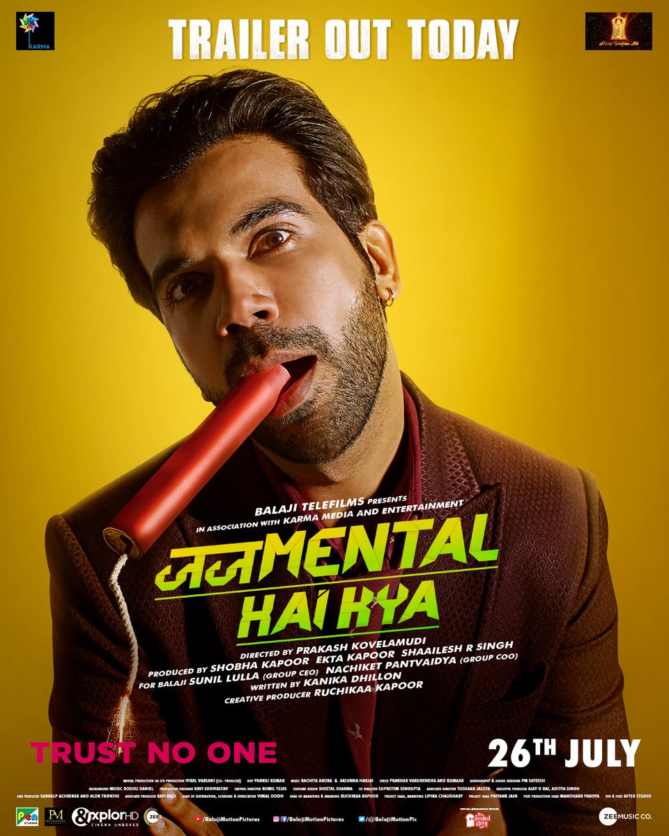 Rajkummar Rao in Judgementall Hai Kya (2019)