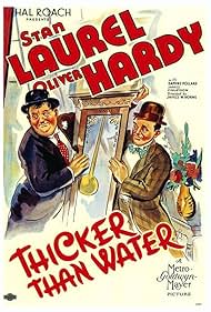 Oliver Hardy and Stan Laurel in Thicker Than Water (1935)