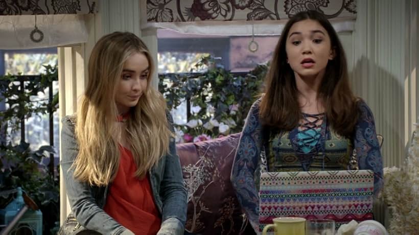 Rowan Blanchard and Sabrina Carpenter in Girl Meets World (2014)